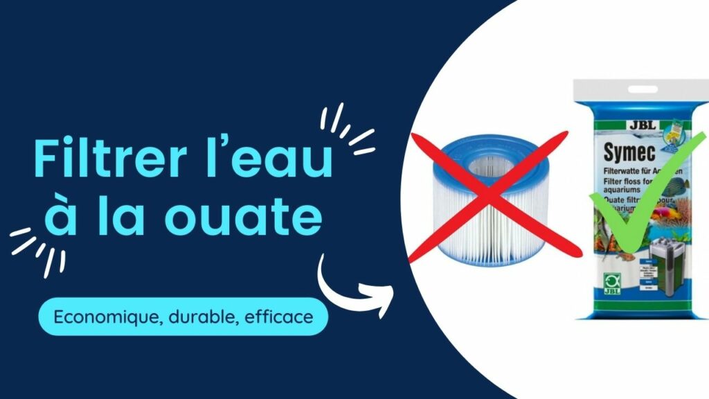 Filtrer l'eau avec de la ouate