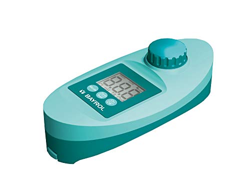 BAYROL Pooltester électronique pour analyse eau piscine et spa - Mesure simple et précise du pH, TAC, chlore libre/total, brome, stabilisant