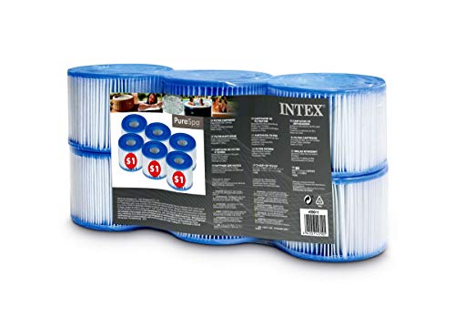 Intex lot de 6 cartouches pour PureSpa