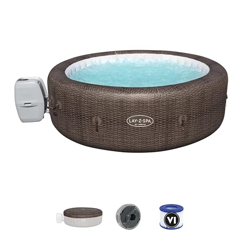 Bestway LAY-Z-SPA St Moritz Airjet 216 x 71 cm, 5-7 personnes 60023 Multicolore